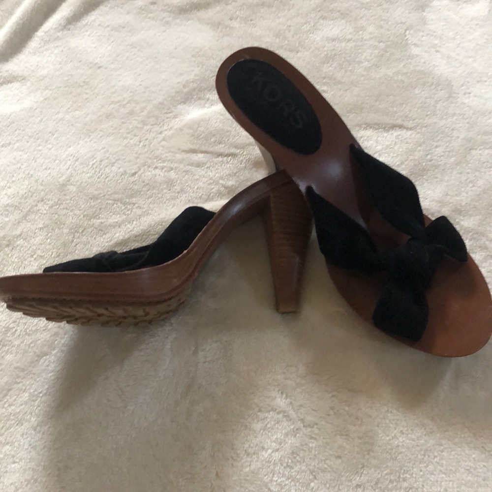 Michael Kors Women's Black Heeled Sandals